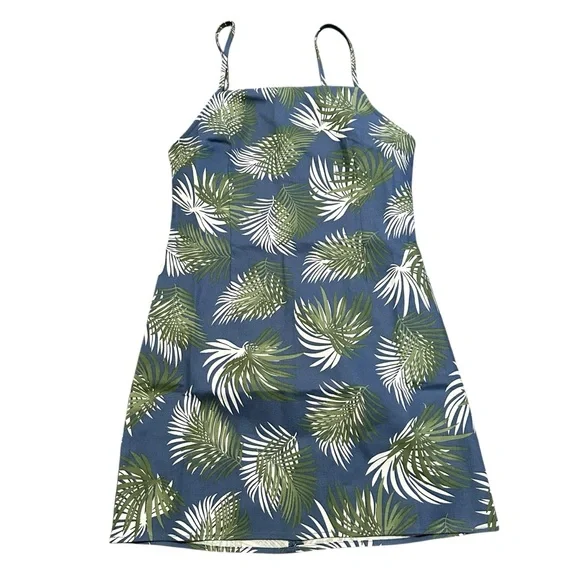 NWT urban outfitters• Palm Print Bodycon Mini
Dress Blue Size XS and S - Picture 7 of 16